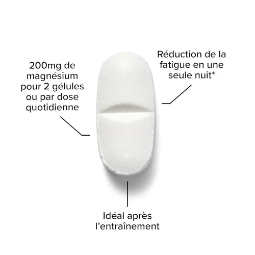 BULK Bisglycinate de magnésium comprimés 500 mg 60 haute biodisponibilité