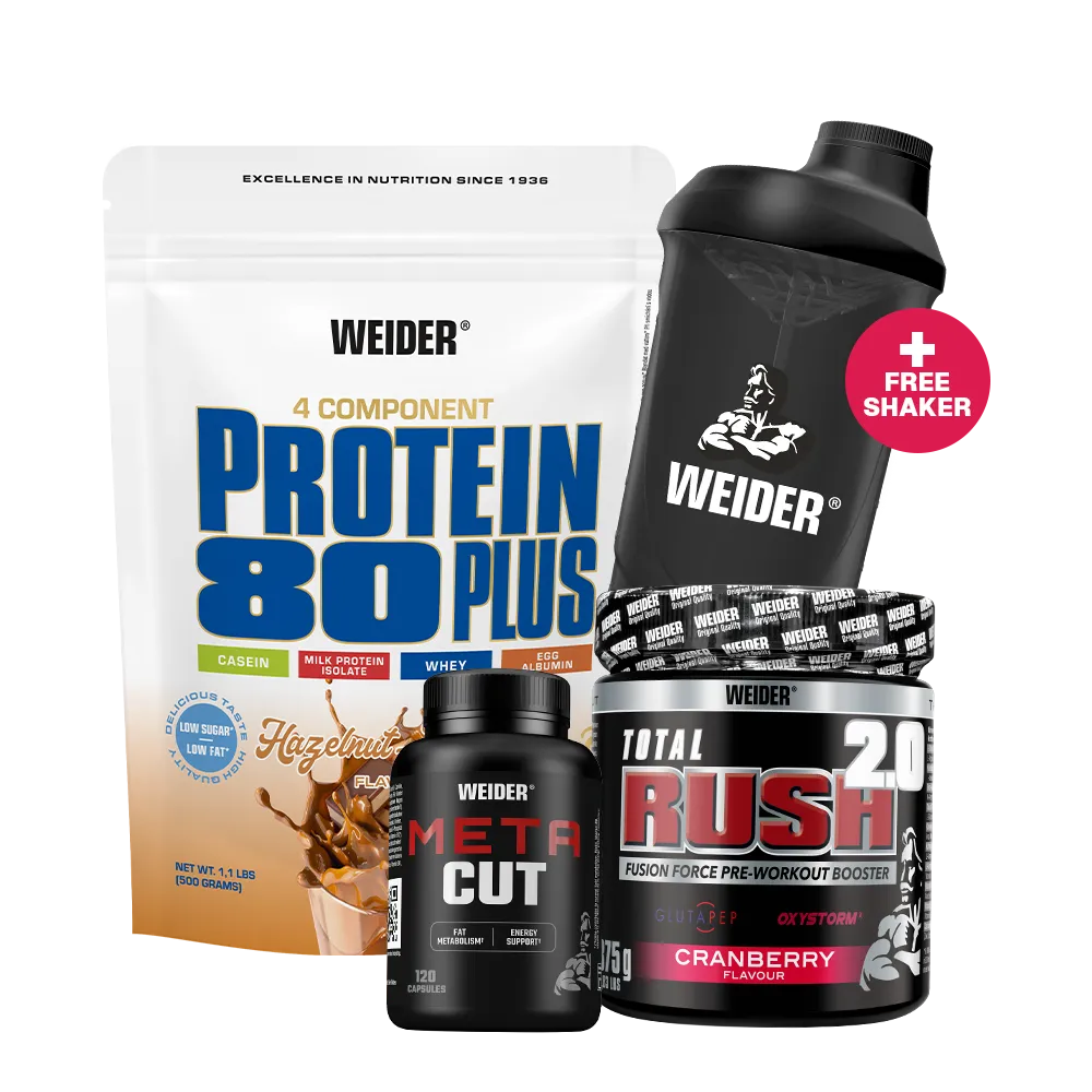 Weider Dennis Prep Bundle pack Total Rush + Protein 80