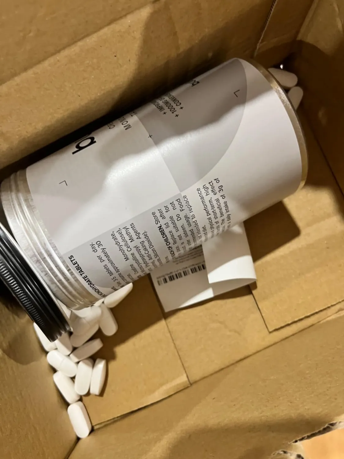 BULK Créatine Monohydrate Tablets 1000mg 270 comprimés