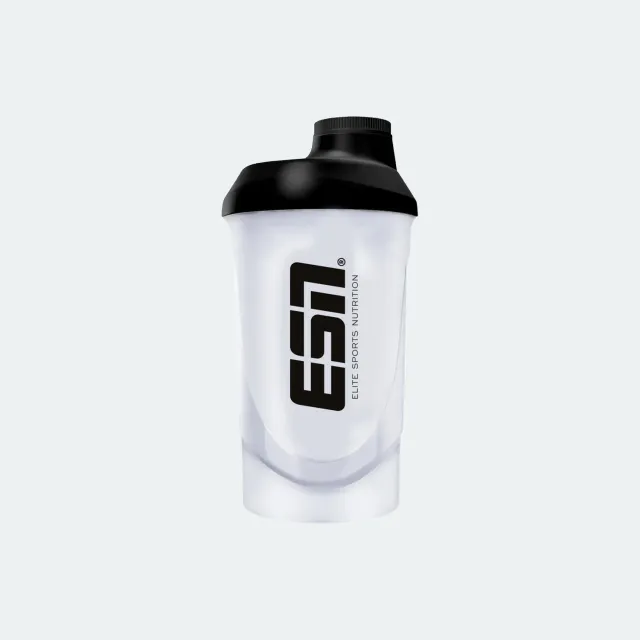 ESN Shaker shaker 600 ml noir transparent gradué