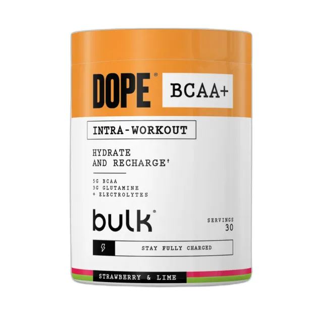 BULK Dope BCAA+ poudre intra-entraînement 360 g fraise citron vert