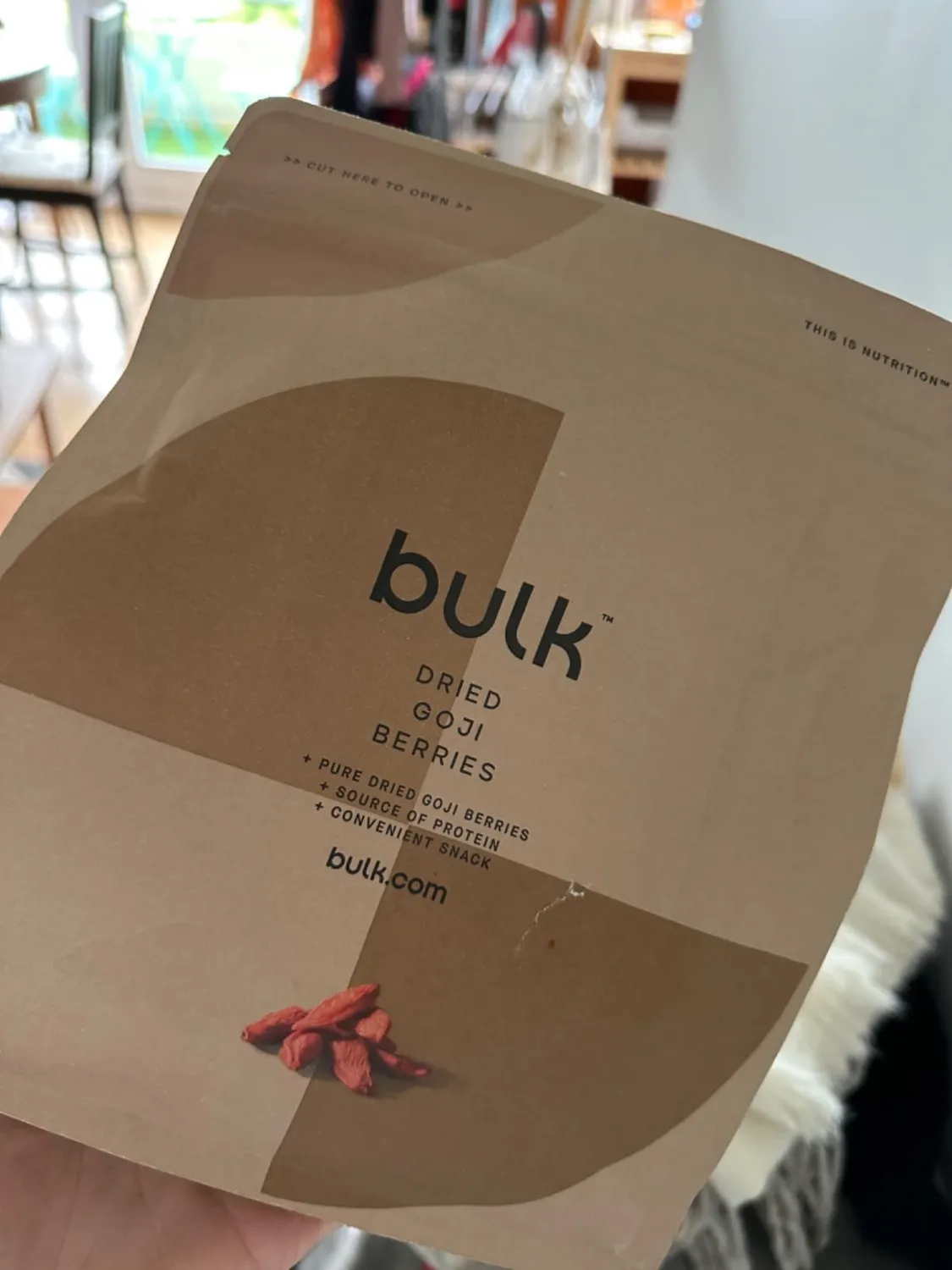 BULK Baies de Goji séchées 500 g sans additifs