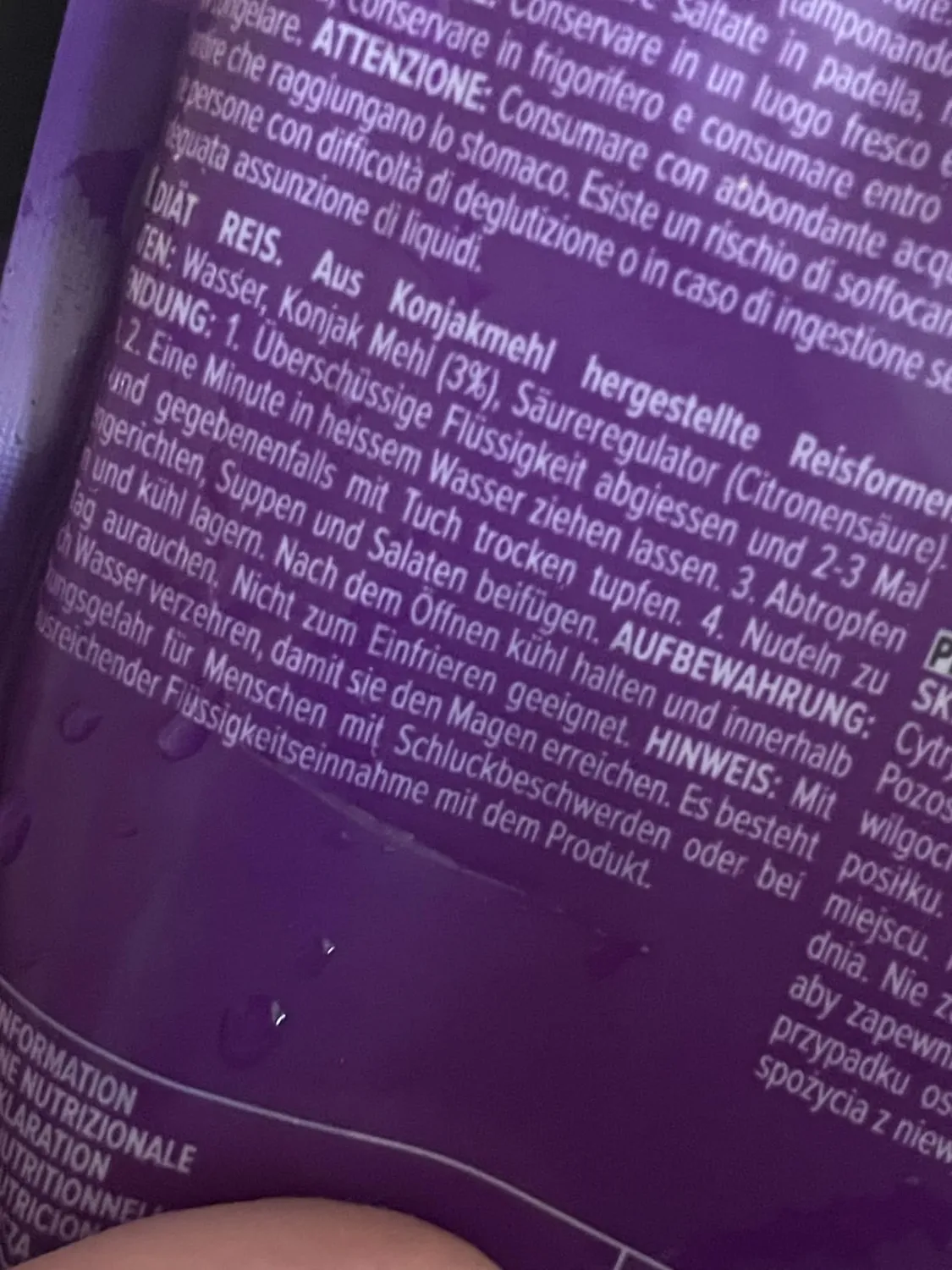 BULK Riz diététique au konjac 200 g hypocalorique