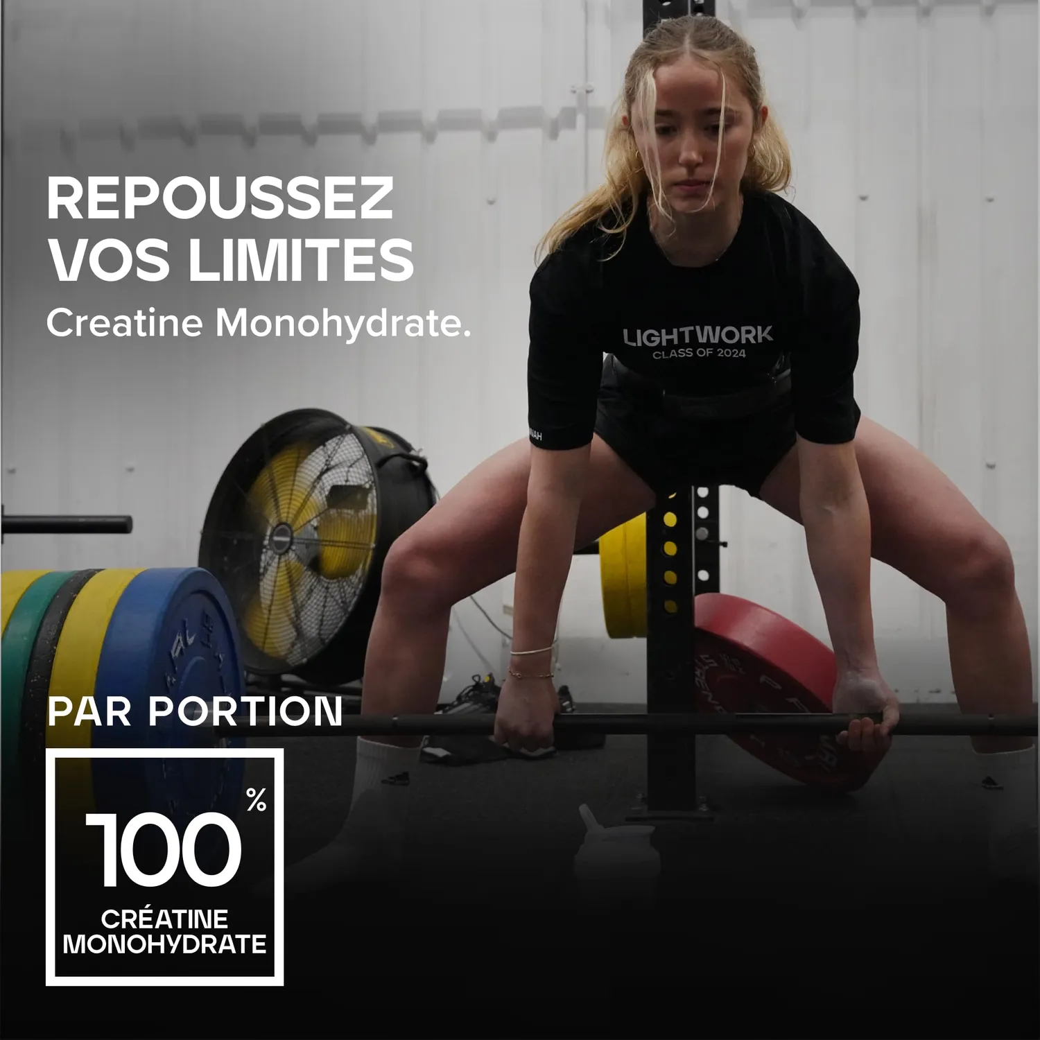 Bulk Créatine Monohydrate poudre 100 g sans saveur micronisée