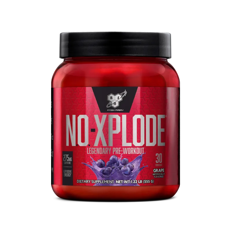 BSN N.O.-Xplode pré-workout framboise bleue 30 doses énergie