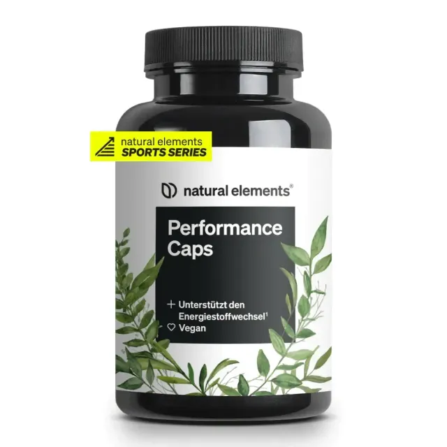 Natural Elements Performance Caps capsules 120 unités caféine