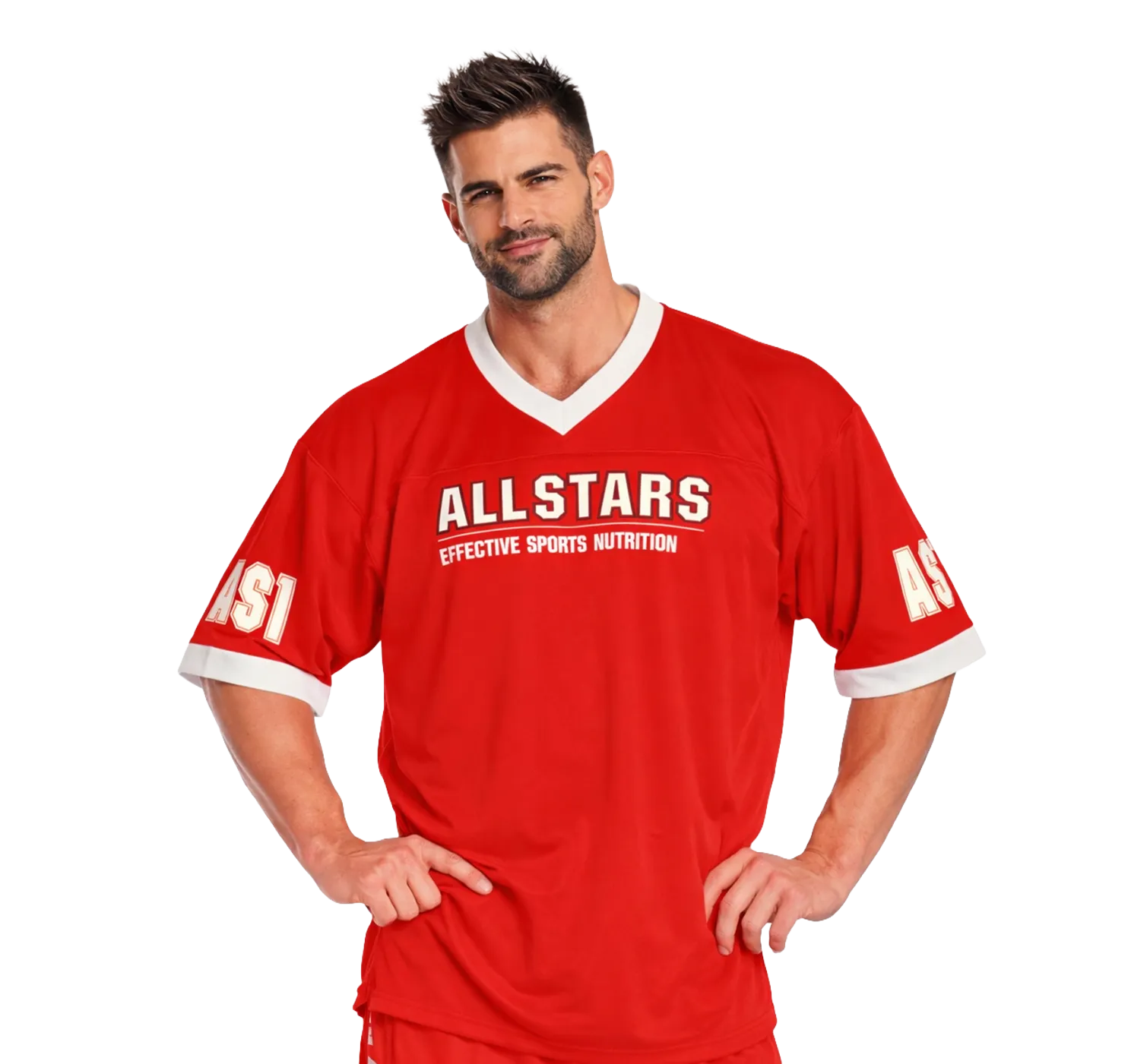 AllStars Workout T-Shirt t-shirt de sport rouge polyester