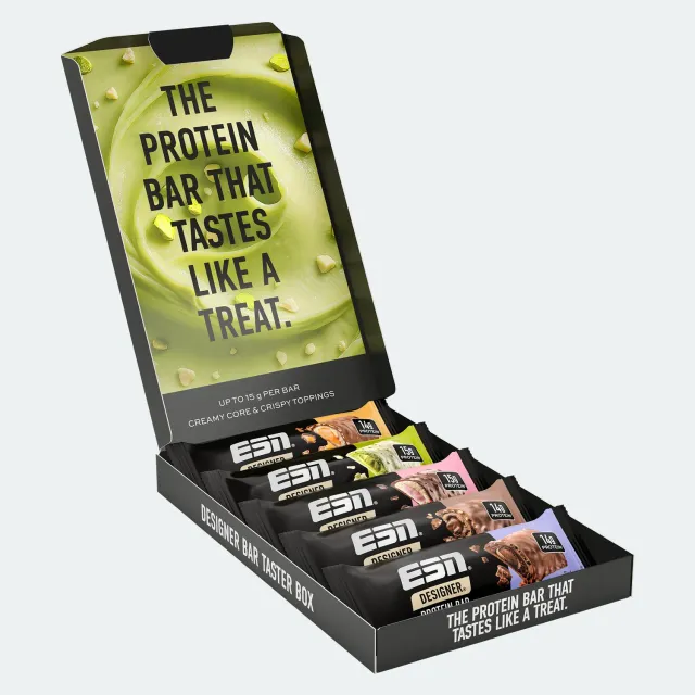 ESN Designer Bars boîte de dégustation barres protéinées 5 x 45 g
