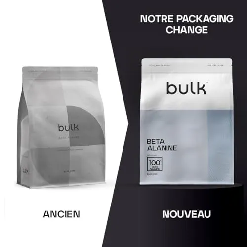 BULK Bêta-Alanine en poudre 500 g sans arôme 4 g par portion