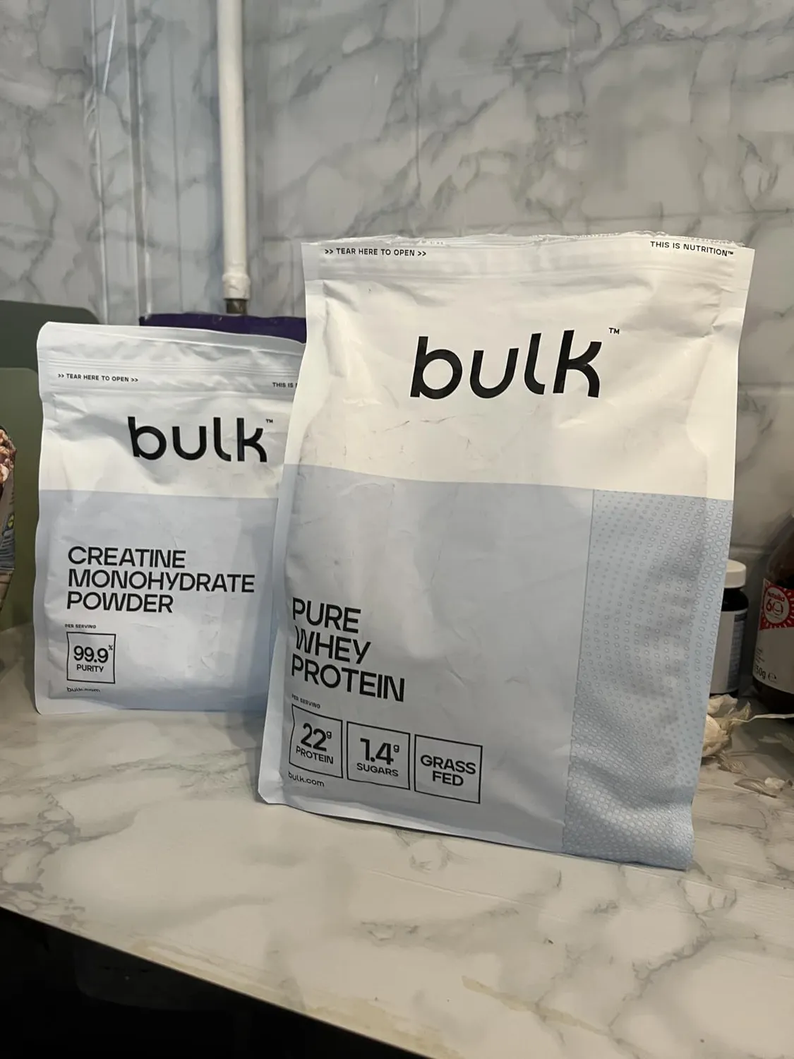 Bulk Créatine Monohydrate poudre 100 g sans saveur micronisée