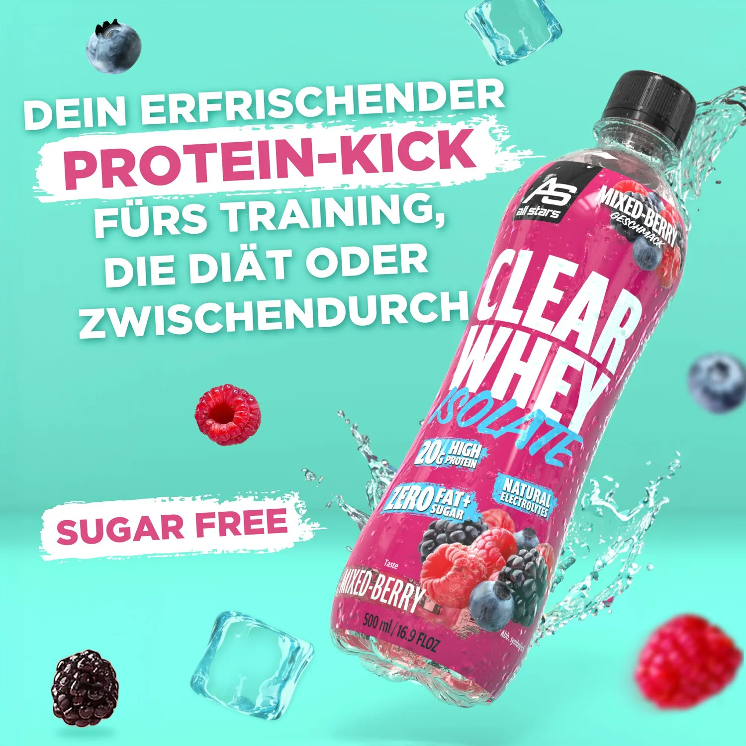 AllStars Clear Whey Isolate RTD boisson protéinée 500 ml