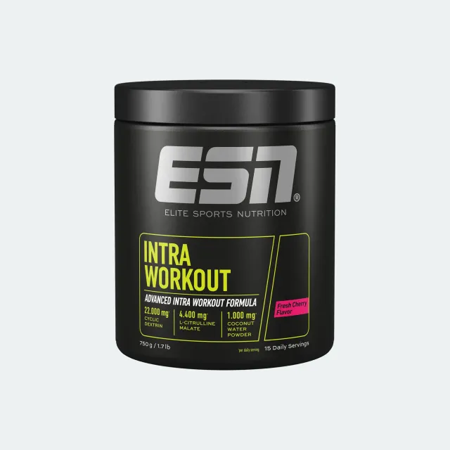 ESN Intra Workout boisson effort cerise 750g électrolytes