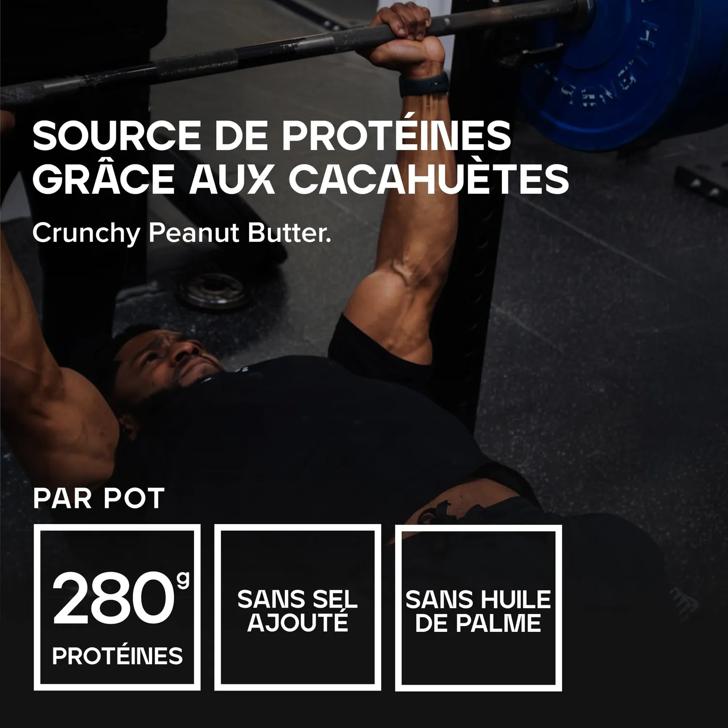 BULK Beurre de Cacahuète croustillant 1 kg 100 % cacahuètes