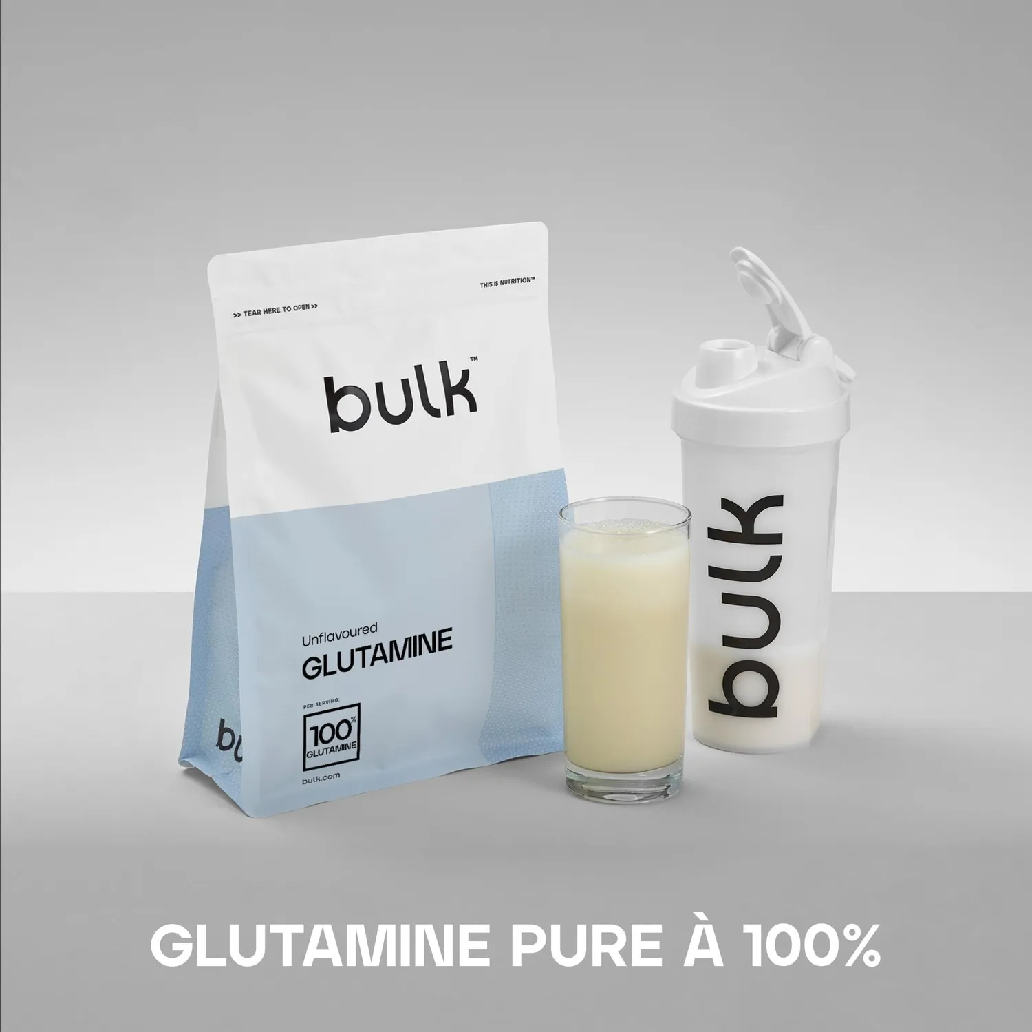 BULK Glutamine en Poudre glutamine nature 500 g pure