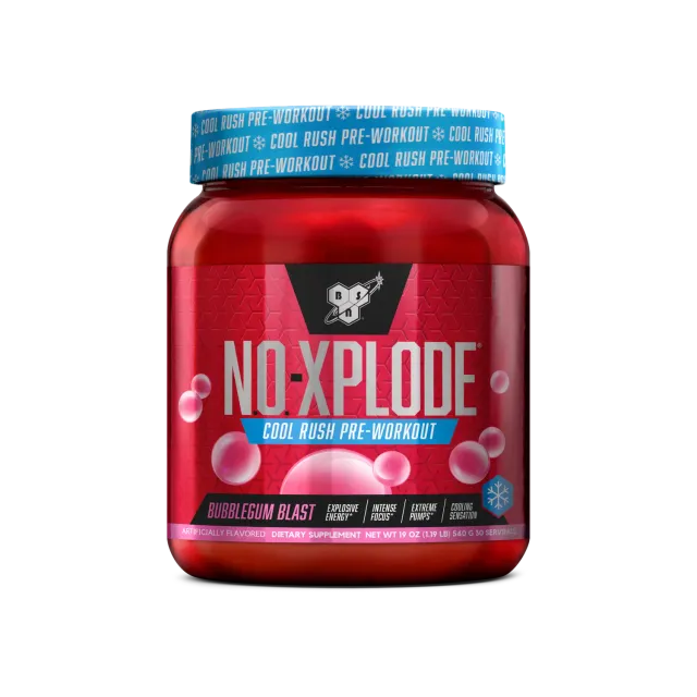BSN N.O.-Xplode Cool Rush pré-workout cerise 30 doses frais