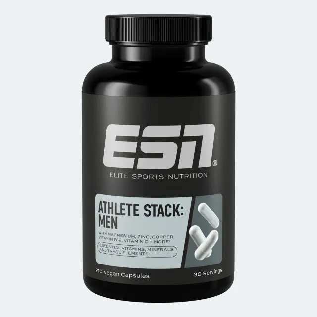 ESN Athlete Stack Men multivitamines 210 gélules végan
