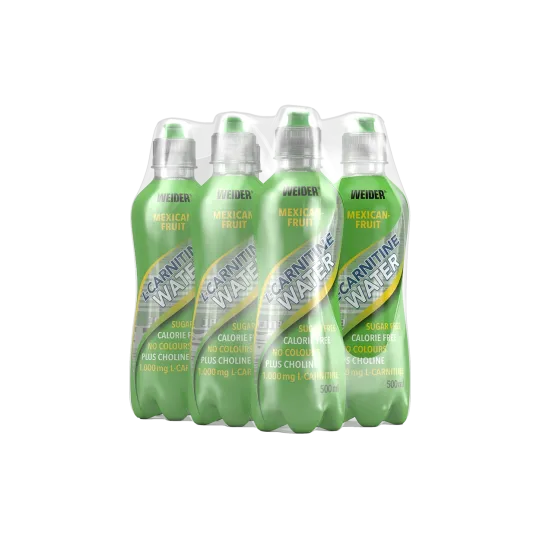 Weider L-Carnitine Water boisson 6 bouteilles orange sans sucre