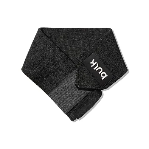 BULK bandes de poignet haltérophilie noires par paire