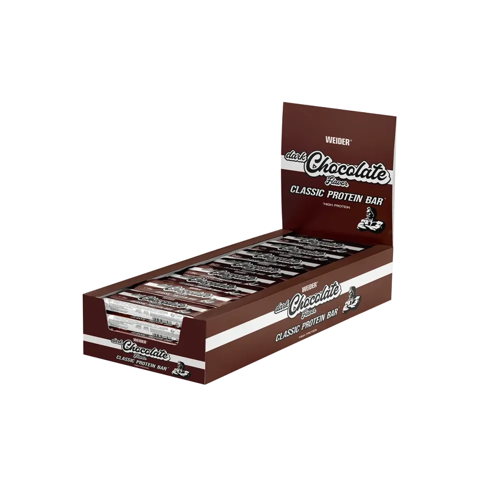 Weider Classic Protein Bar barre protéinée 24 barres lait