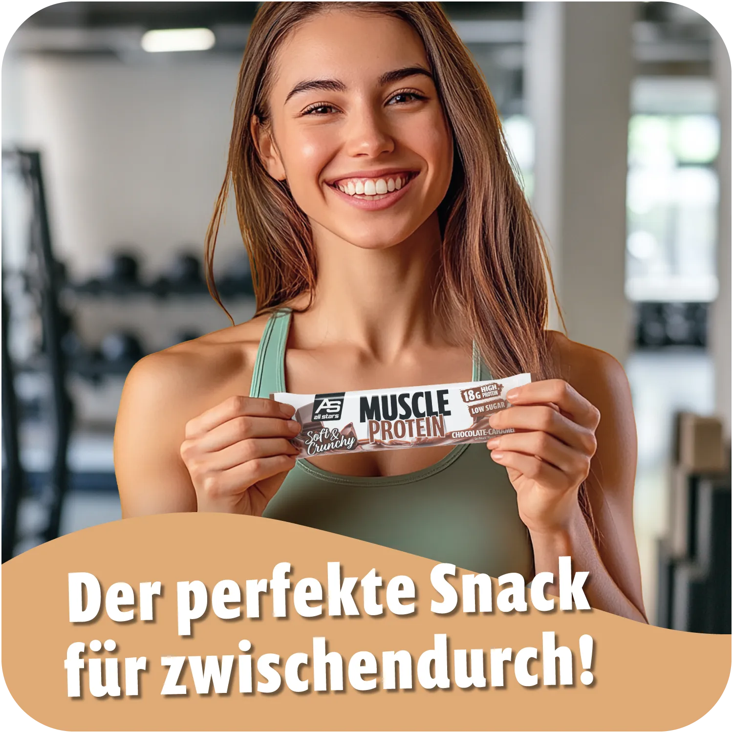 AllStars Muscle Protein Bar barre protéinée Chocolate Caramel 1 barre