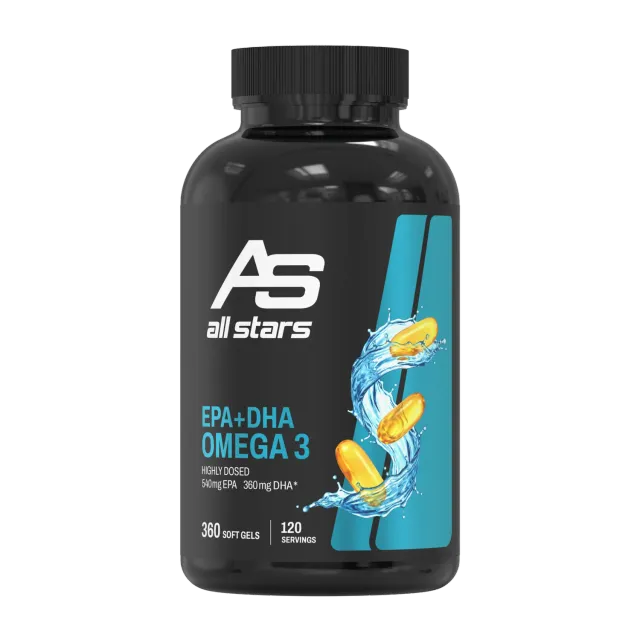 AllStars Omega 3 gélules huile de poisson 360 gélules