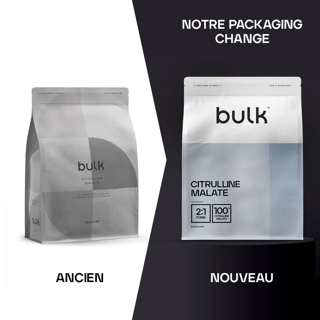BULK malate de citrulline poudre 500 g ratio 2:1