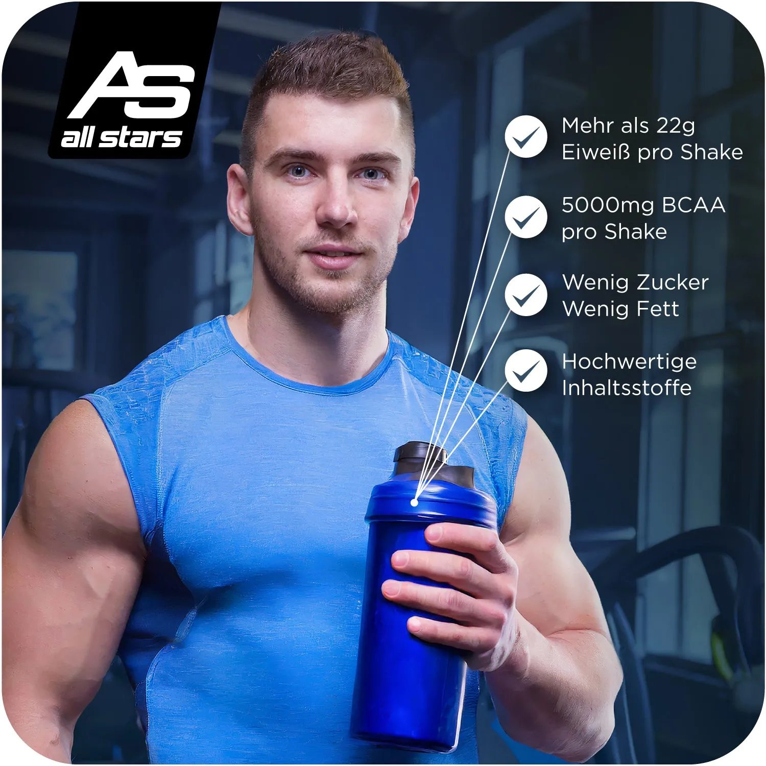AllStars Whey Protein poudre 2 000 g Cookies & Cream