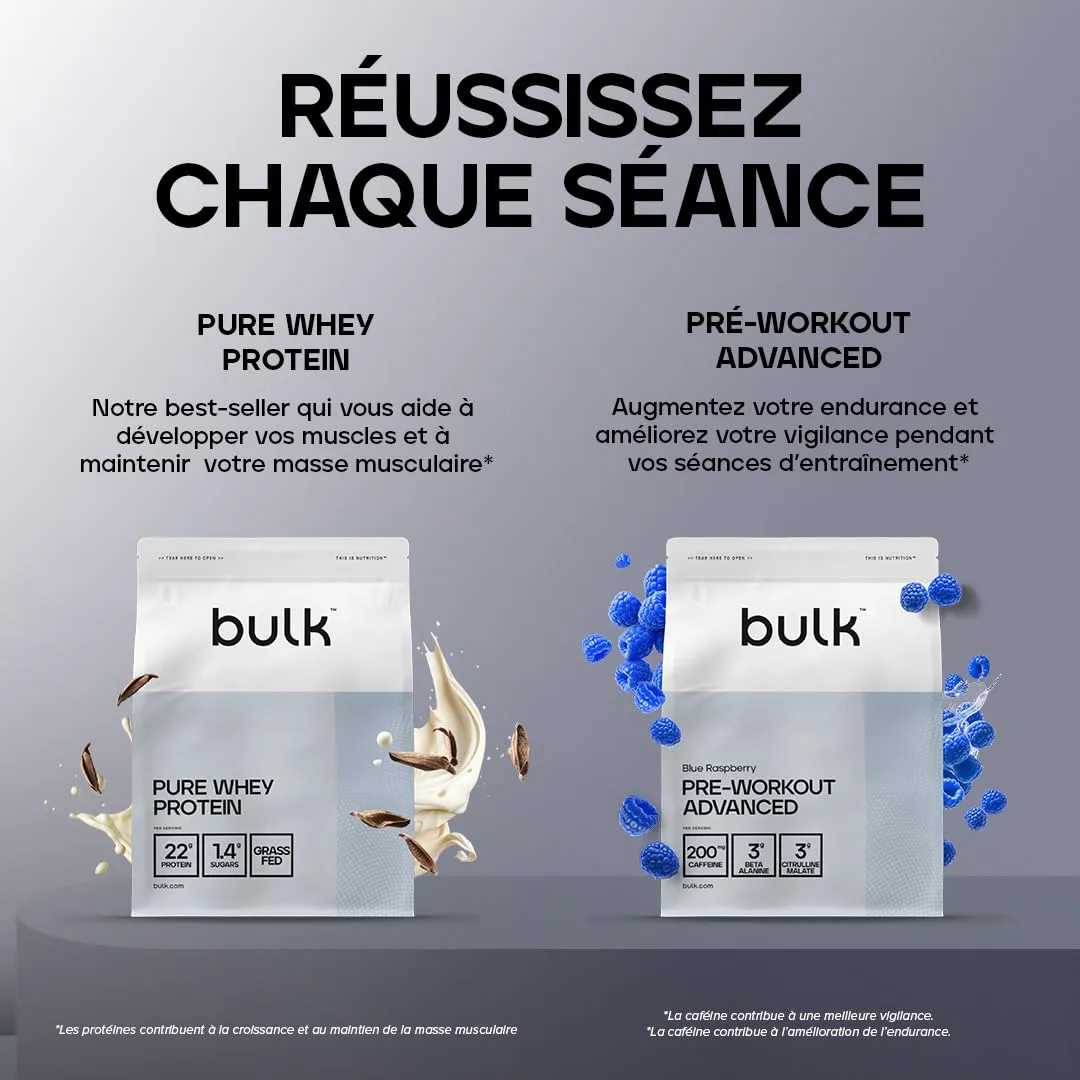 Bulk Créatine Monohydrate poudre 100 g sans saveur micronisée
