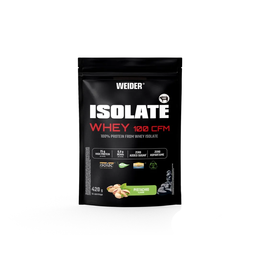 Weider Isolate Whey 100 CFM protéine en poudre Banane 420 g avec Digezyme