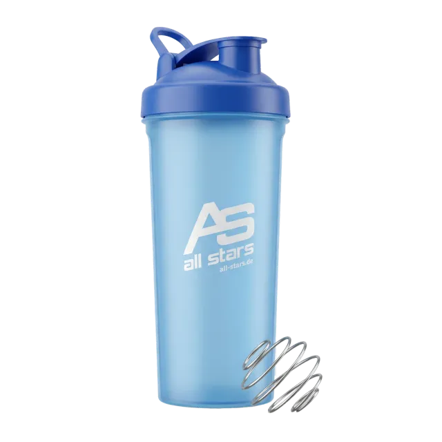 AllStars Shaker avec bille en acier inoxydable 850 ml bleu