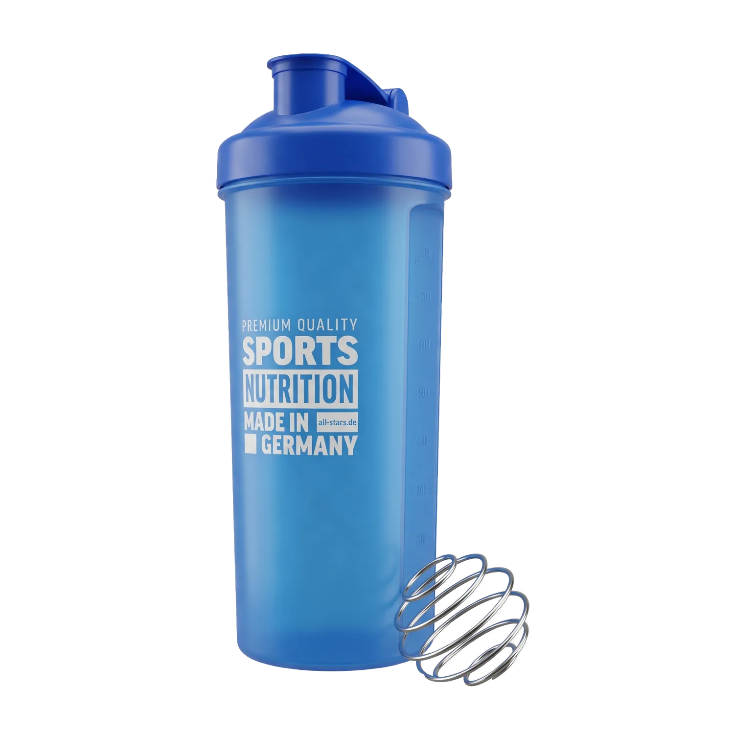 AllStars Shaker avec bille en acier inoxydable 850 ml bleu