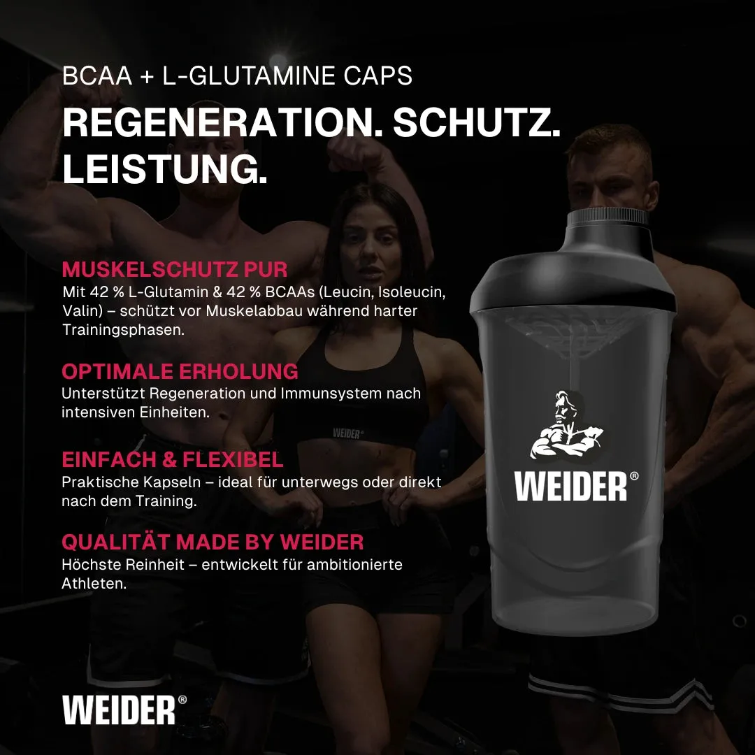 Weider BCAA + L-Glutamine Caps gélules 180 unités végétales