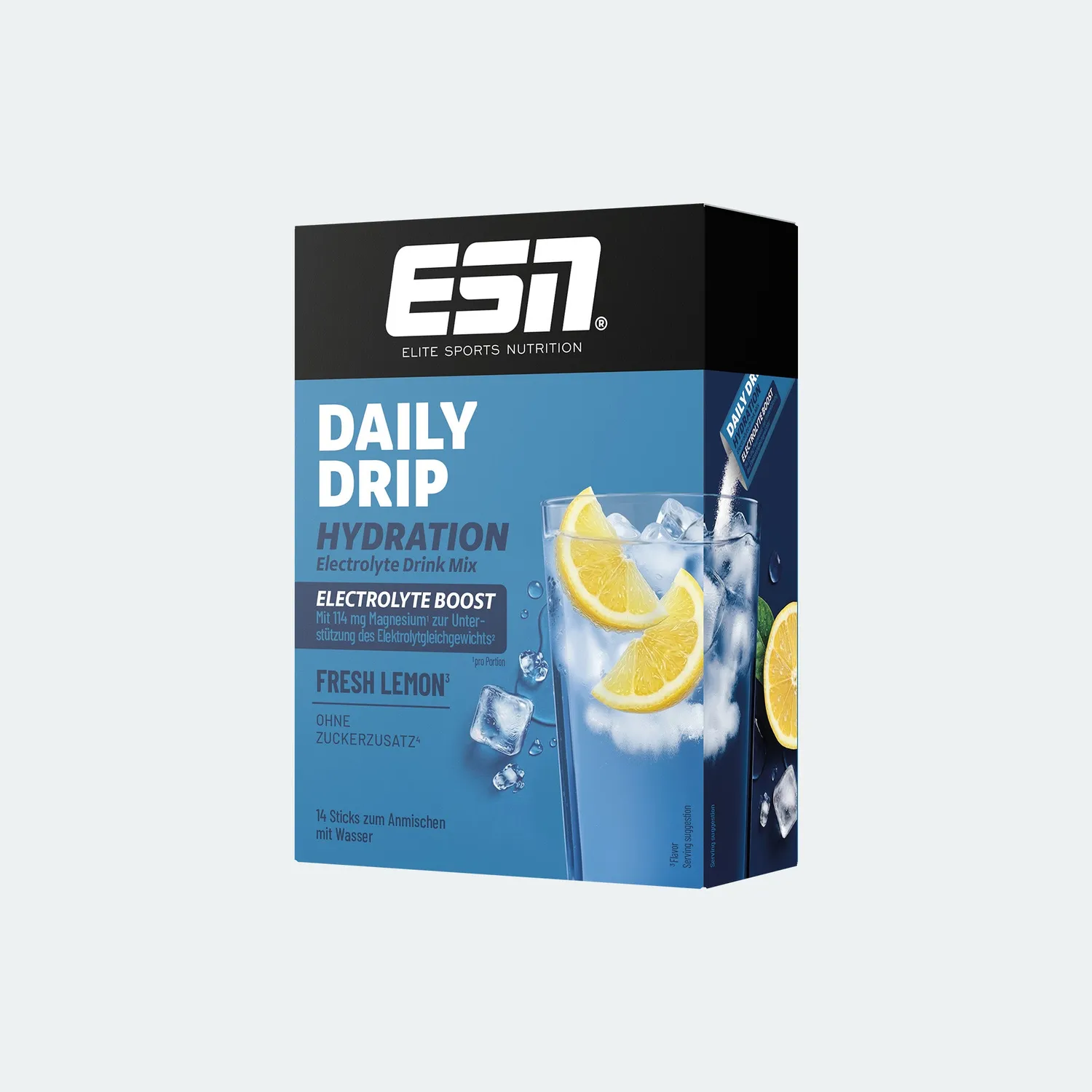 ESN Daily Drip Electrolyte Boost Pink Grapefruit 13 g sans sucre