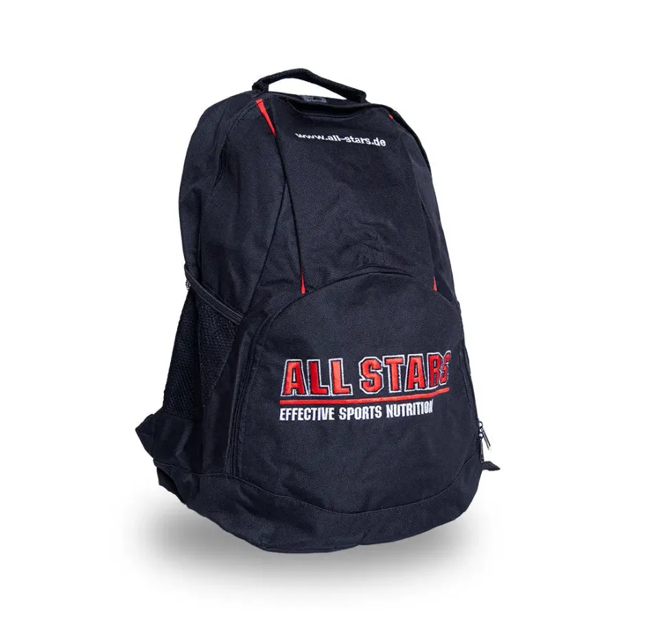 AllStars Rucksack sac à dos de sport rouge noir 45 x 33 x 20 cm