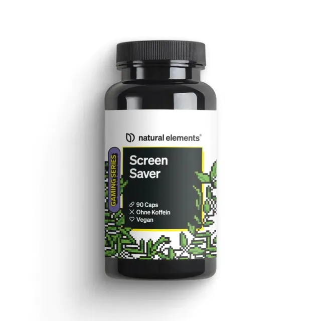 Natural Elements Screen Saver gélules pour les yeux 90, lutéine 20 mg