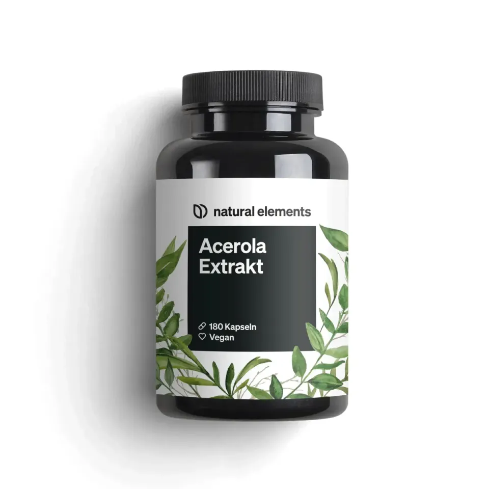 Natural Elements Vitamine C Acerola capsules 180 gélules naturelle