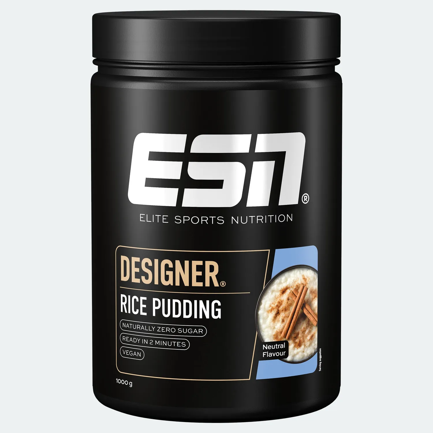 ESN Designer Rice Pudding crème de riz 1000 g rapide à préparer