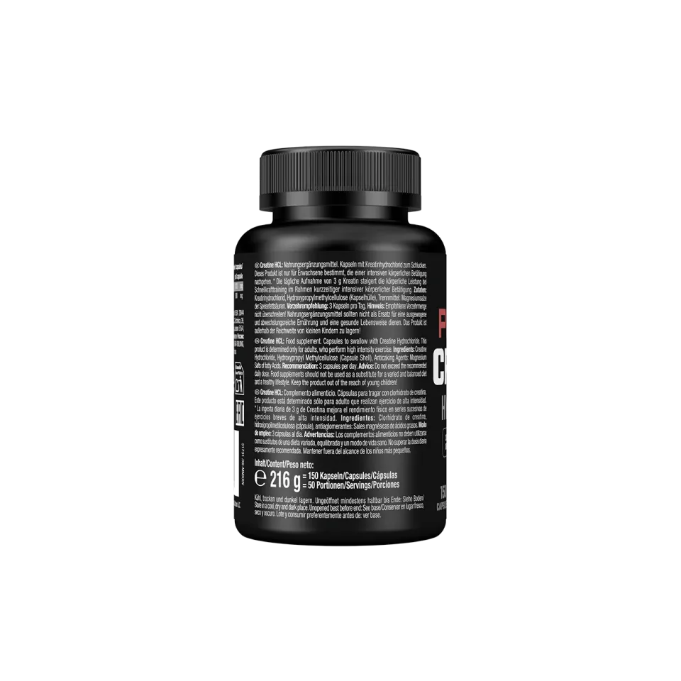 Weider Creatine HCL Caps gélules créatine 150 capsules