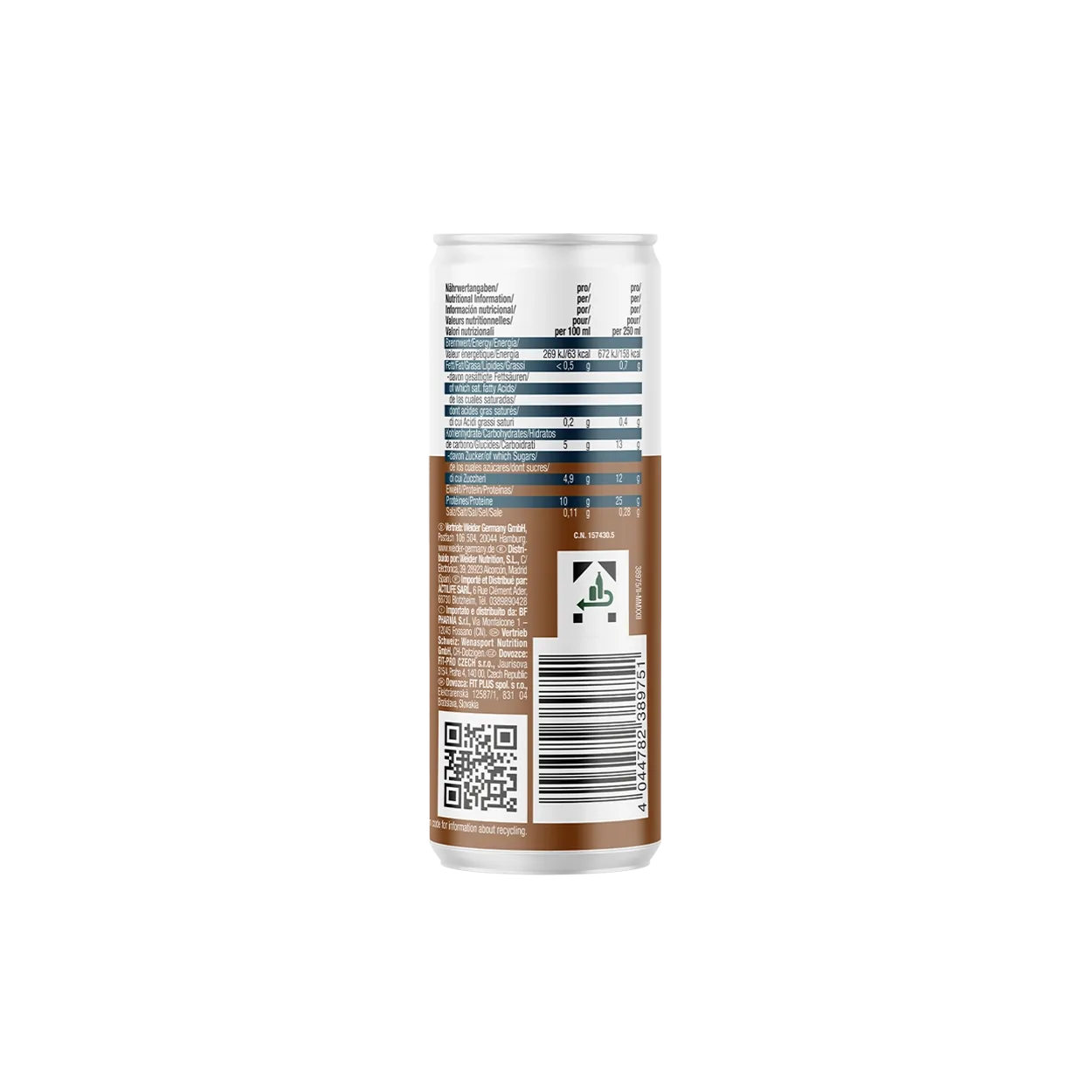 Weider Milk Protein Shake chocolat 250 ml
