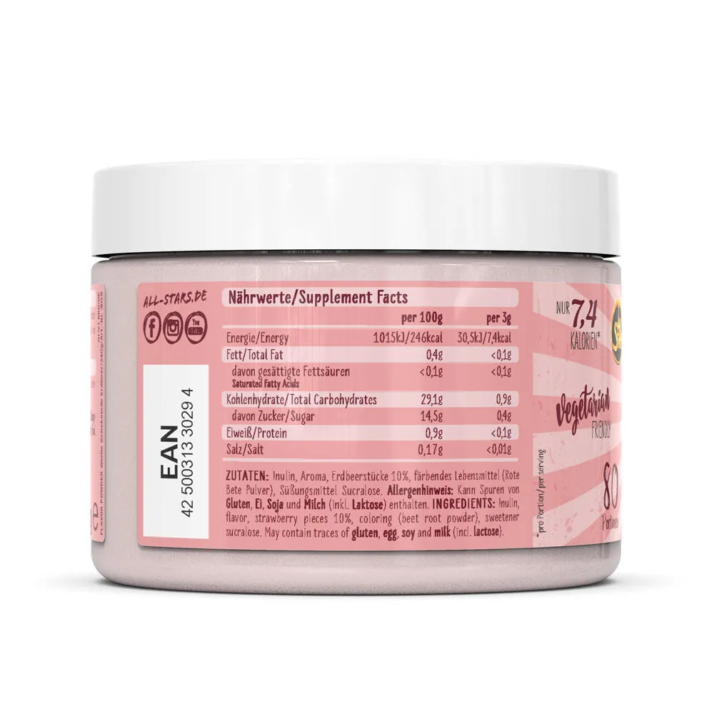 AllStars Flavor Powder poudre aromatisante Milky Cream & Chocolate 240 g sans aspartame