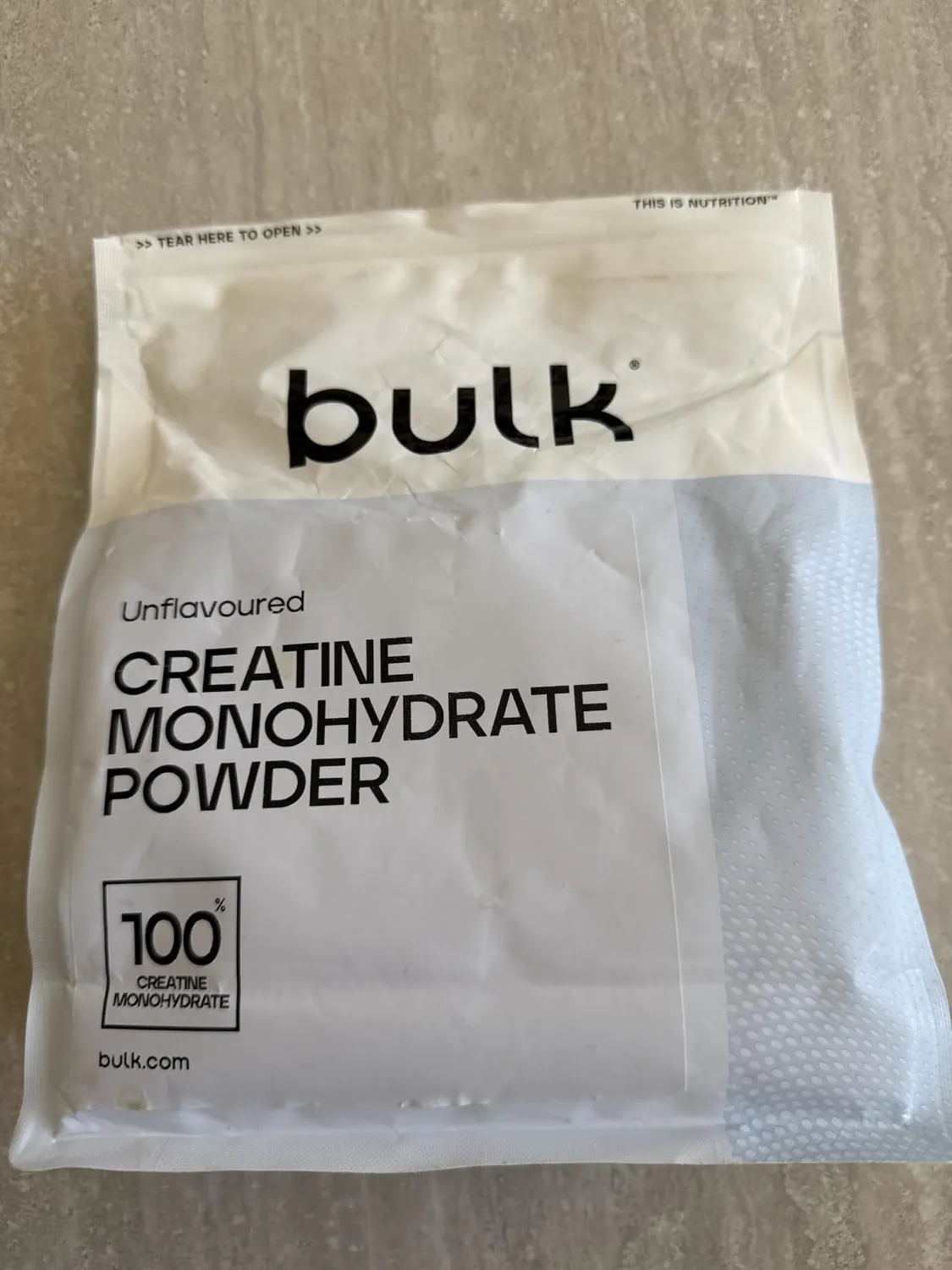 Bulk Créatine Monohydrate poudre 100 g sans saveur micronisée