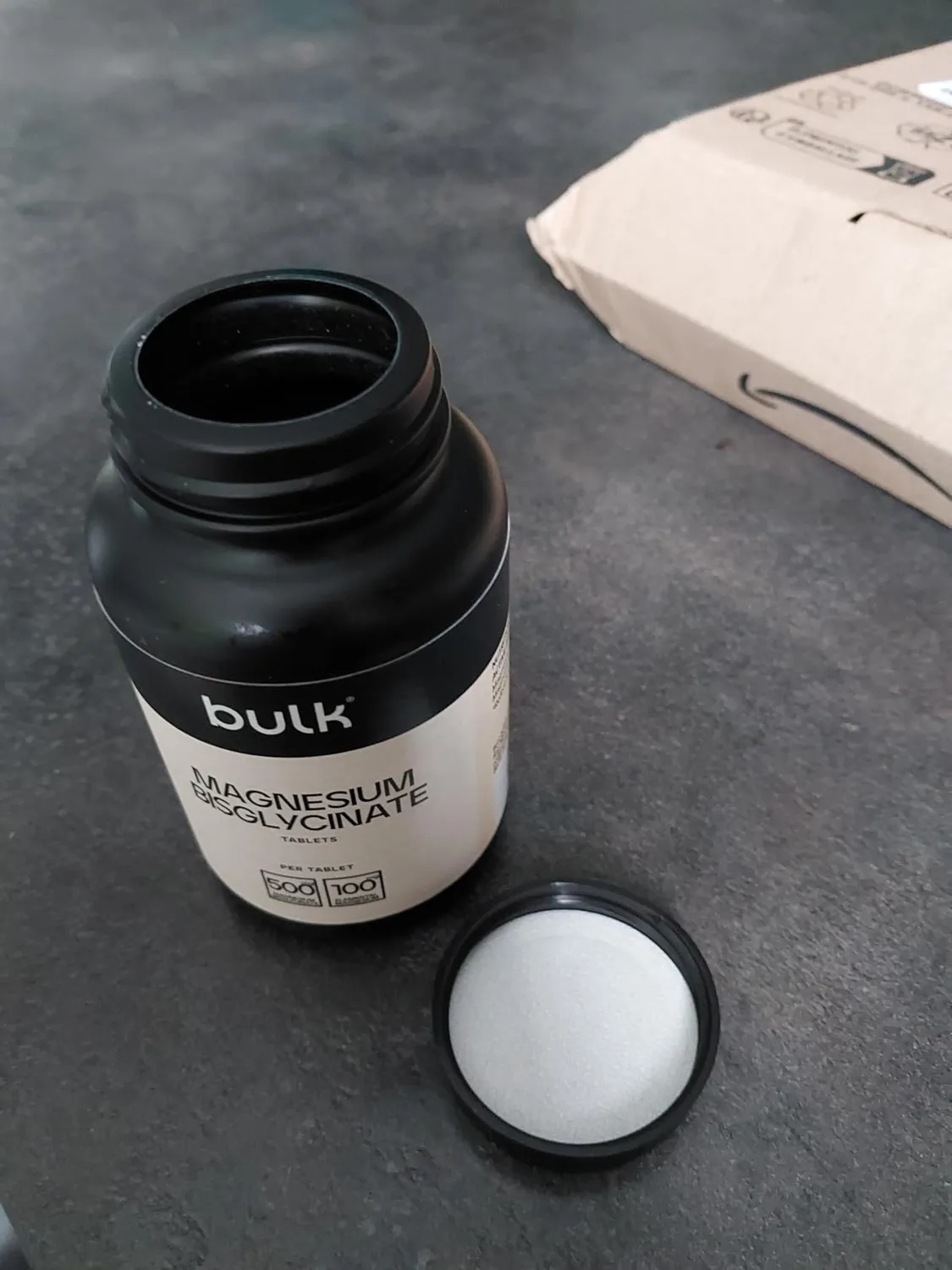 BULK Bisglycinate de magnésium comprimés 500 mg 60 haute biodisponibilité