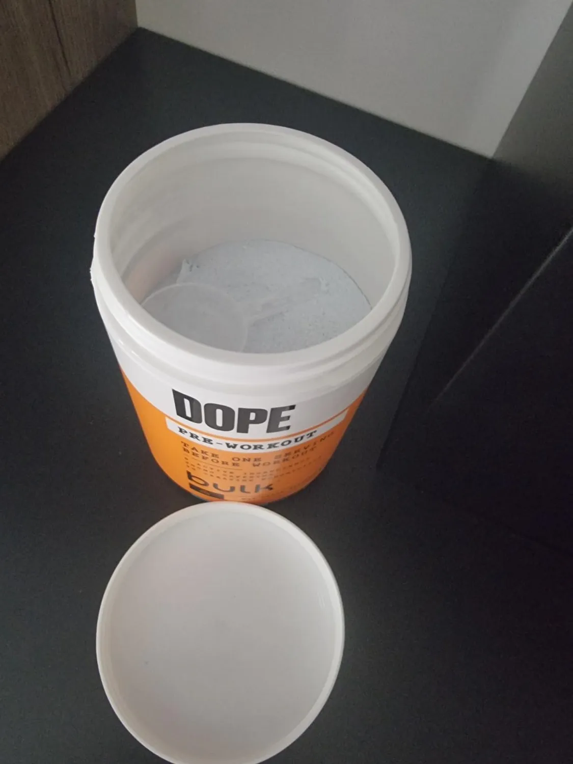 BULK Dope Pré-Workout poudre Framboise Bleu caféine créatine