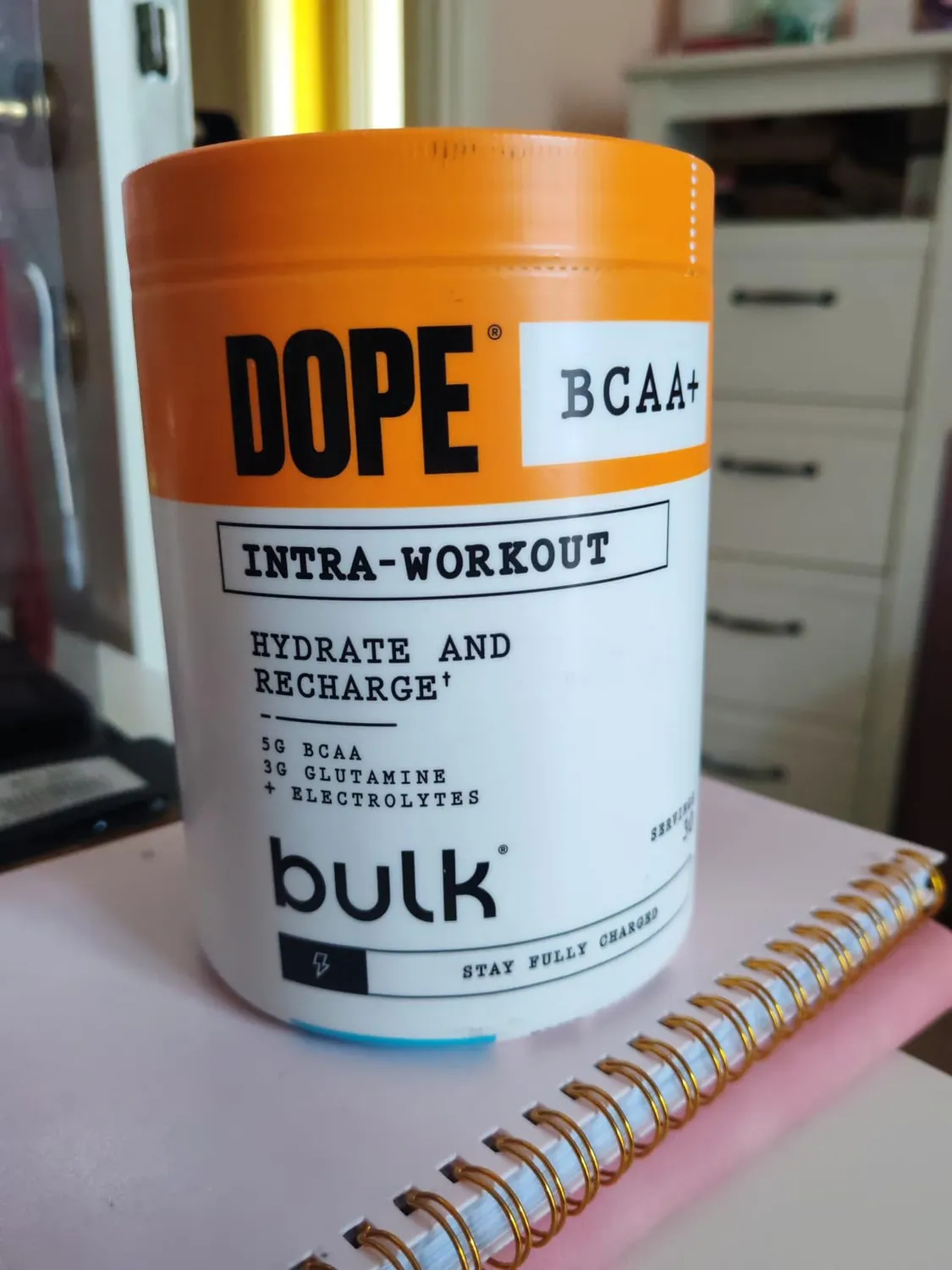 BULK Dope BCAA+ poudre intra-entraînement 360 g fraise citron vert