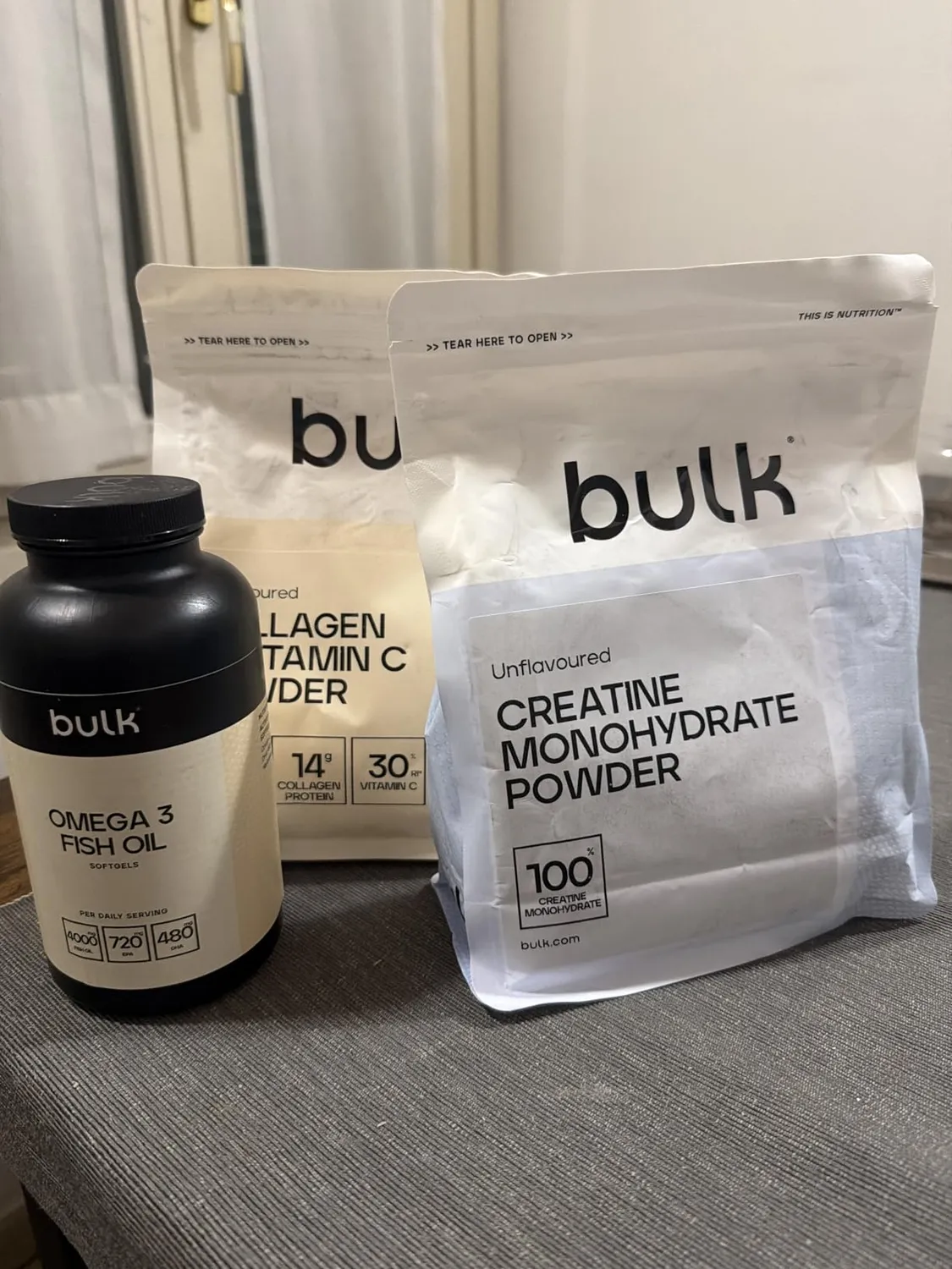 BULK Oméga 3 1000 mg gélules 90 unités EPA DHA