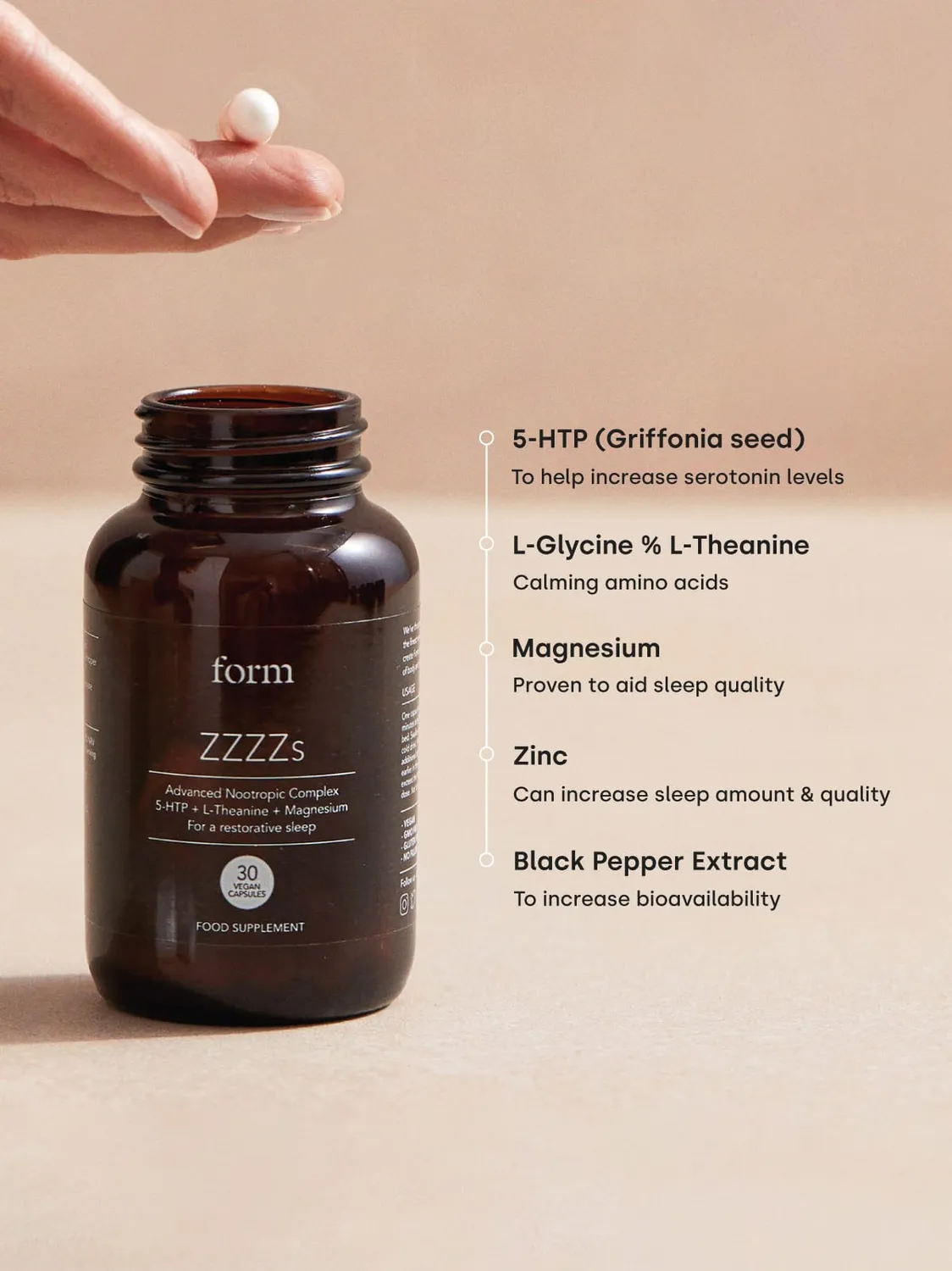 FORM NUTRITION ZZZZs complément sommeil en gélules naturel