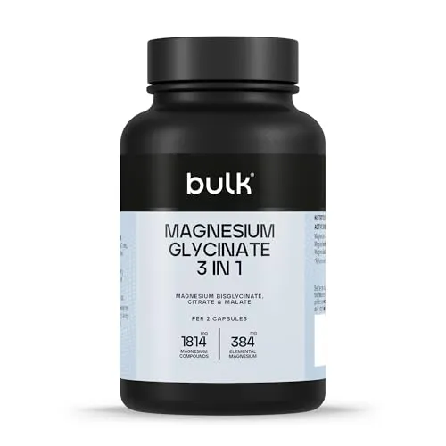 BULK Magnésium 3-en-1 Complexe comprimés 90 unités vegan