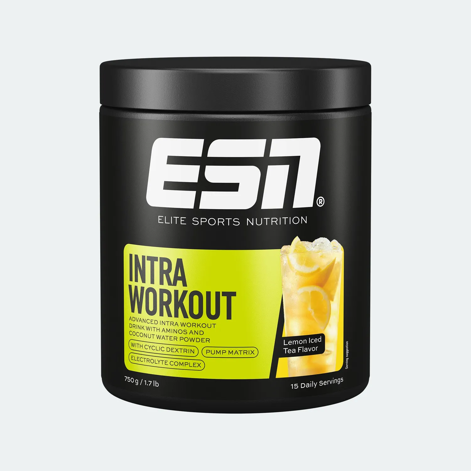 ESN Intra Workout boisson effort cerise 750g électrolytes