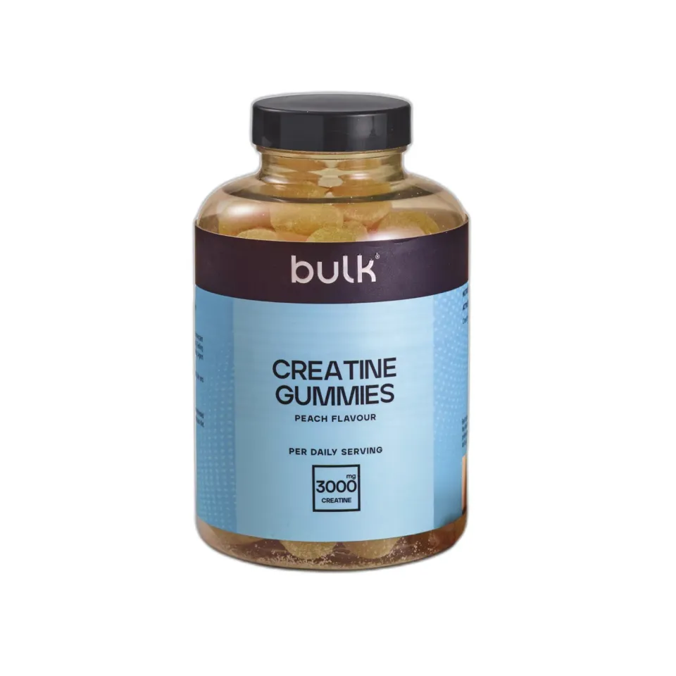 Bulk Gummies créatine pêche 60 gommes 1 g