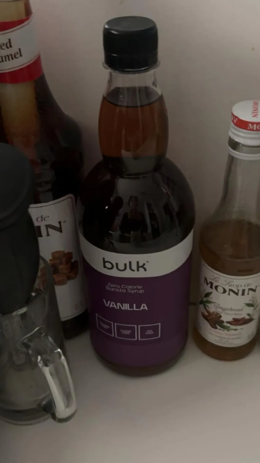 BULK Sirop Barista Zéro Calorie sirop vanille 1 litre sans sucre
